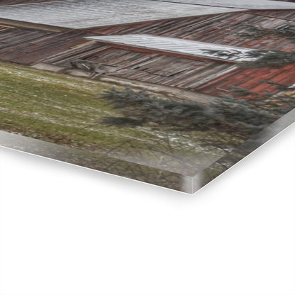 U R There Photography Hennessey Road Grey Rustic Farmhouse Acrylic Wall Print