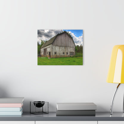 U R There Photography Fieldstone Grey Rustic Farmhouse Acrylic Wall Print