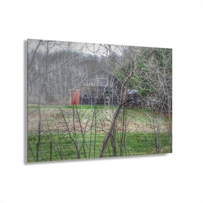 U R There Photography Hidden Capac Grey Rustic Farmhouse Acrylic Wall Print