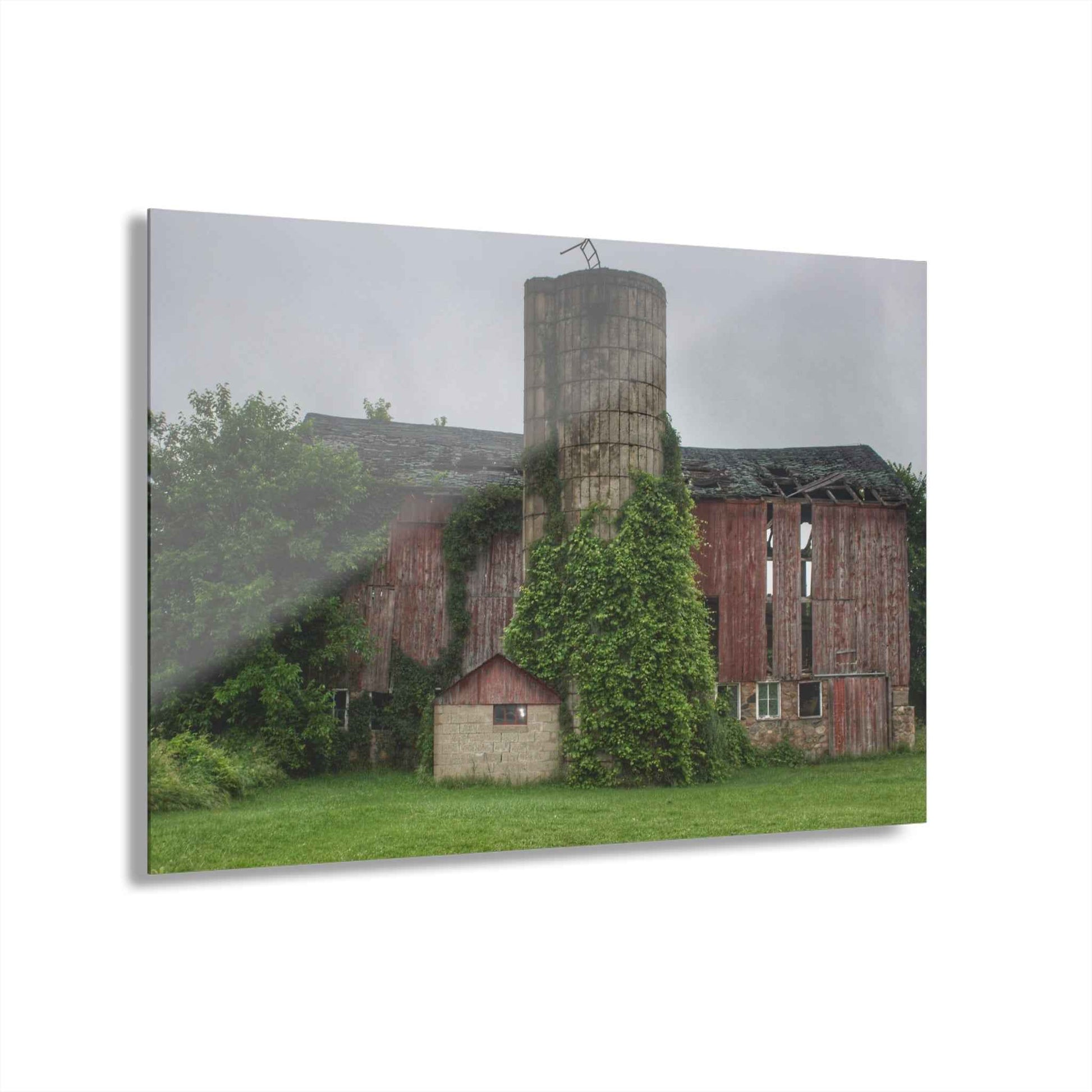 U R There Photography Imlay City Road Red I Rustic Farmhouse Acrylic Wall Print