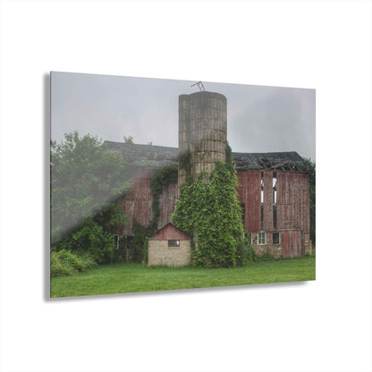 U R There Photography Imlay City Road Red I Rustic Farmhouse Acrylic Wall Print