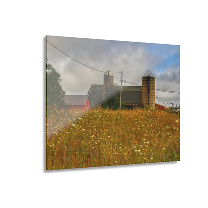 U R There Photography Brown Road Hidden Reds Rustic Farmhouse Acrylic Wall Print