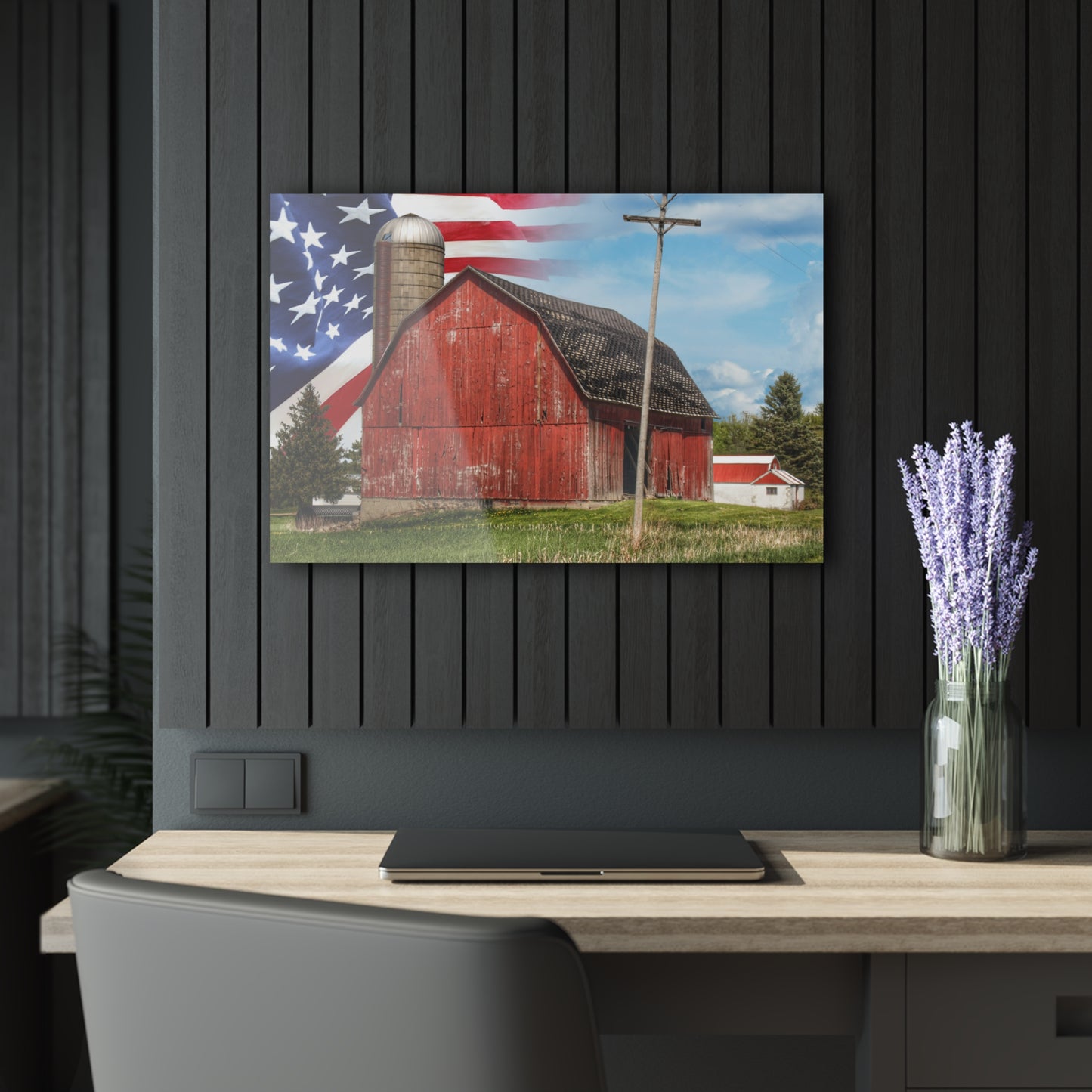 U R There Photography An American Farm I Rustic Farmhouse Acrylic Wall Print
