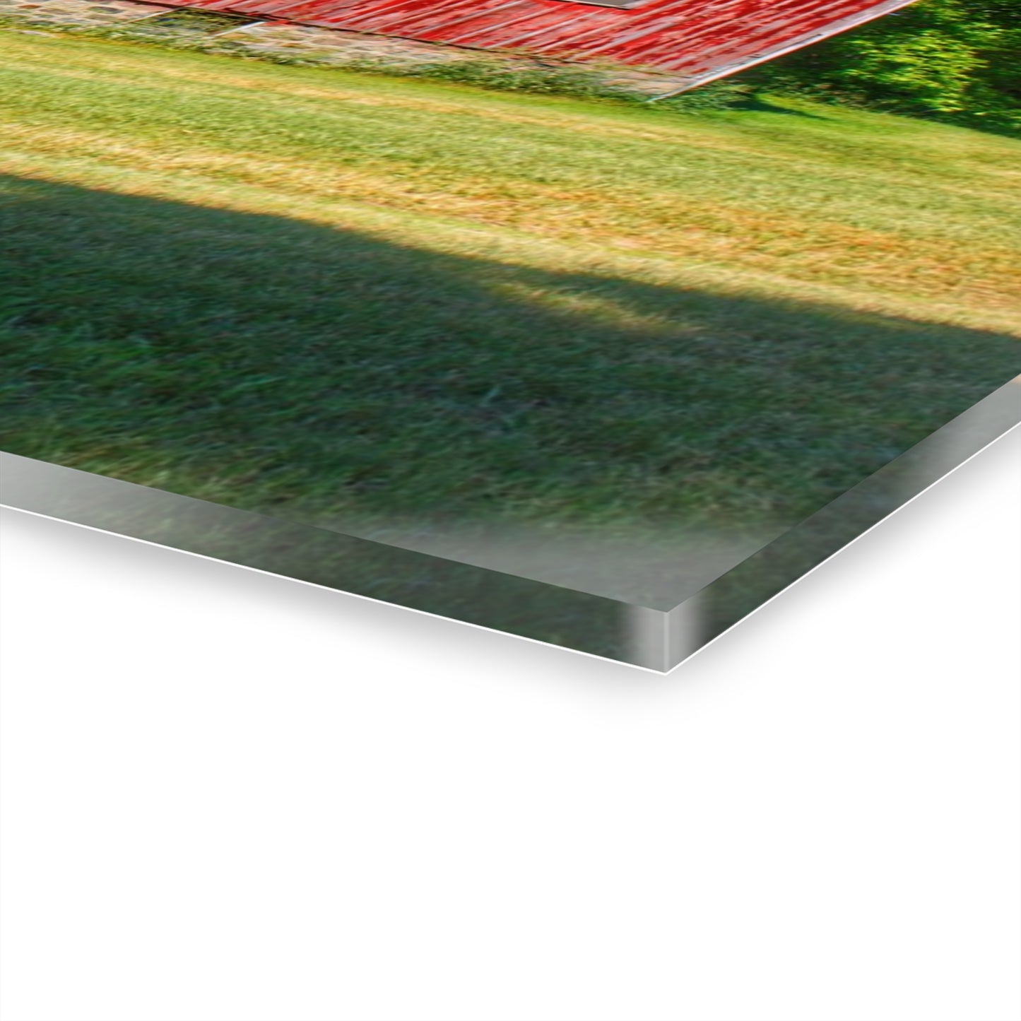 U R There Photography Five Lakes Red IV Rustic Farmhouse Acrylic Wall Print