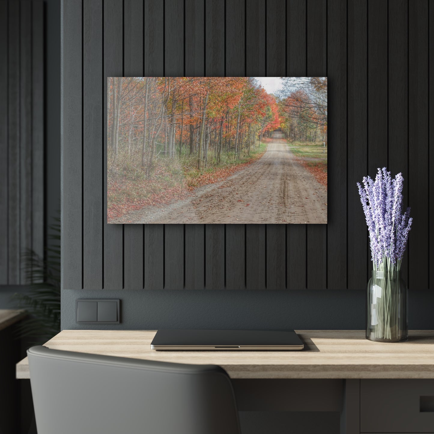 Barn Boutique Modern Farmhouse Acrylic Wall Print| Fall on Murphy Lake II