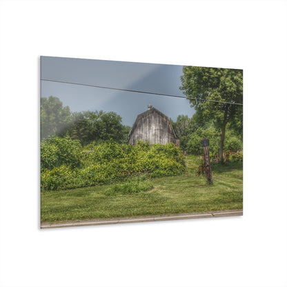 U R There Photography Vassar Road Hidden Grey I Rustic Farmhouse Acrylic Wall Print