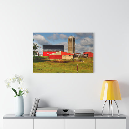 U R There Photography Kingston Checkerboard Farm Rustic Farmhouse Acrylic Wall Print