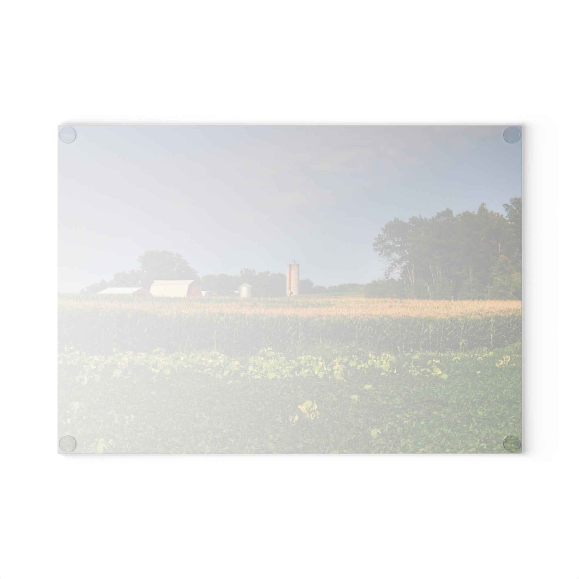 Rustic Farmhouse Cutting Board| Across the Field in Clifford