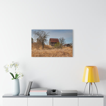U R There Photography Klam Road Rusted Reds Rustic Farmhouse Acrylic Wall Print