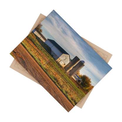 U R There Photography Cade Road White Rustic Farmhouse Decorative Ceramic Tile