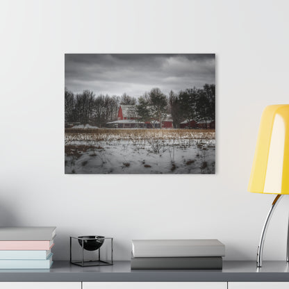 U R There Photography Across the Field in Thornville Rustic Farmhouse Acrylic Wall Print