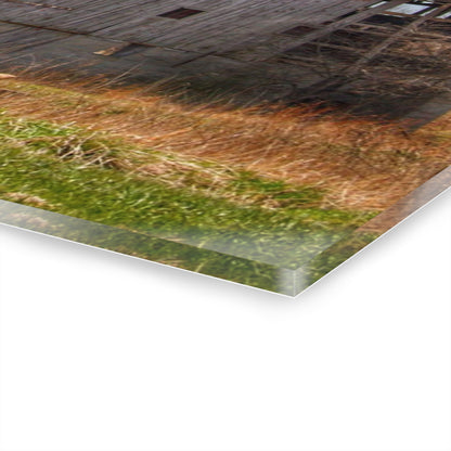 U R There Photography Metamora M-24 Grey III Rustic Farmhouse Acrylic Wall Print