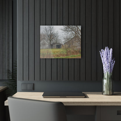 U R There Photography Bowers Road Greys IV Rustic Farmhouse Acrylic Wall Print