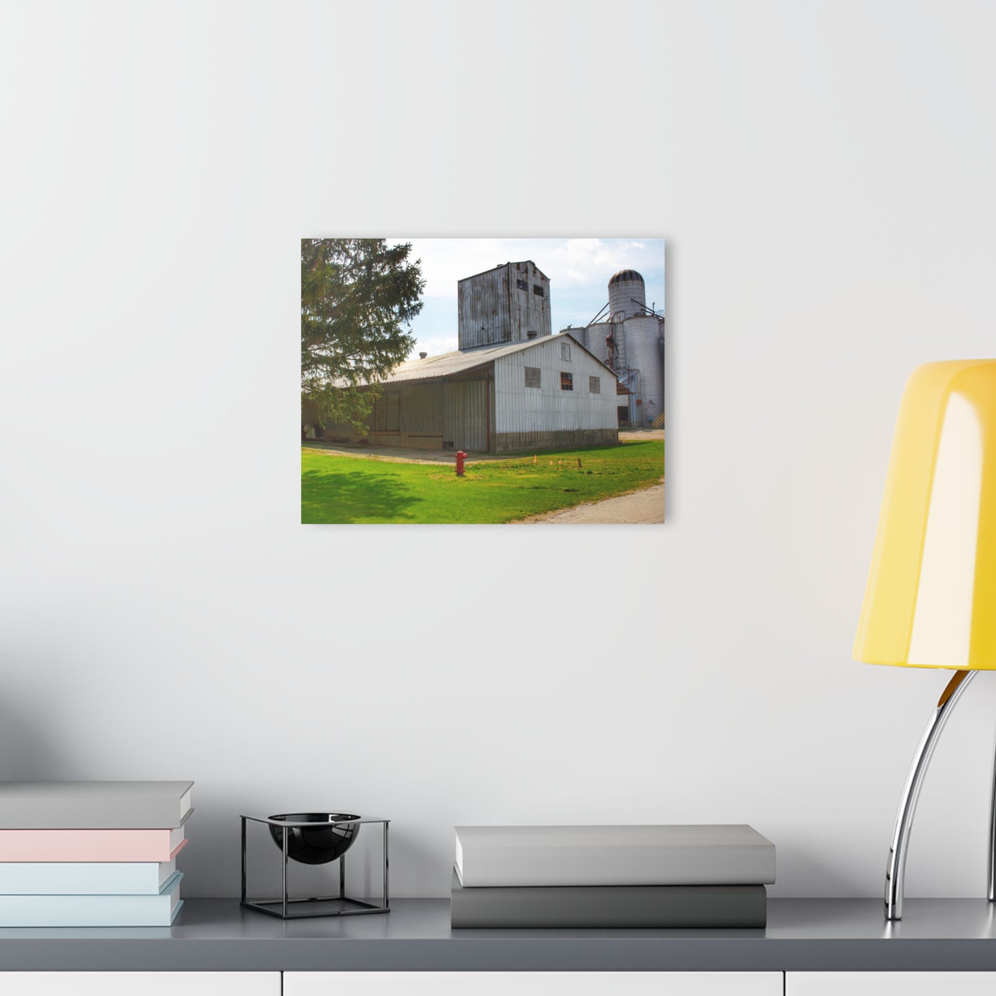 U R There Photography Unionville Grainery Rustic Farmhouse Acrylic Wall Print