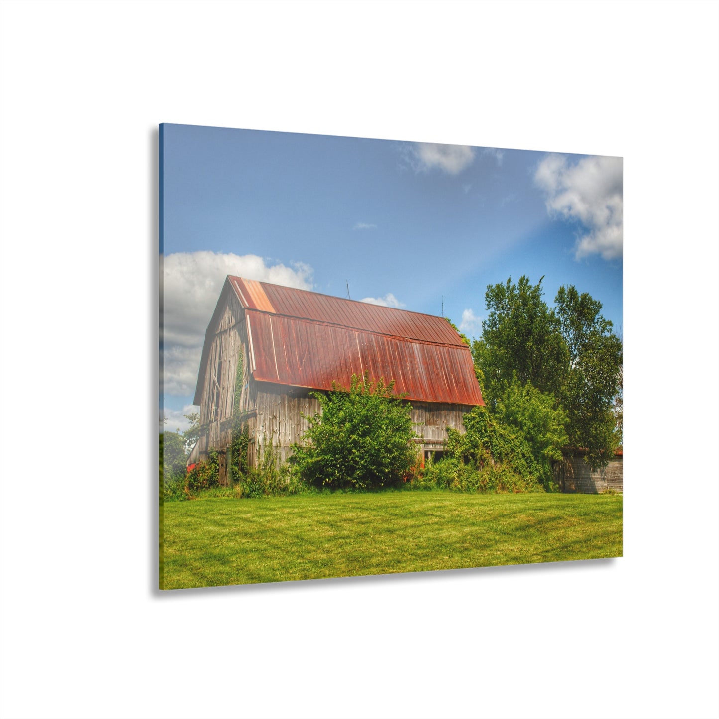 U R There Photography Grey Road Rusted II Rustic Farmhouse Acrylic Wall Print