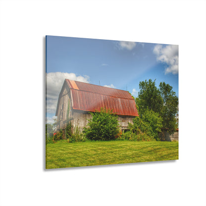U R There Photography Grey Road Rusted II Rustic Farmhouse Acrylic Wall Print