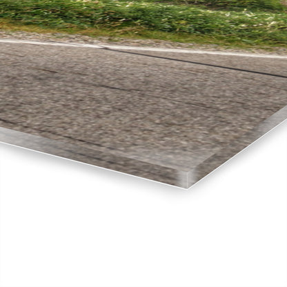 U R There Photography Hinson Road Grey Quonset Rustic Farmhouse Acrylic Wall Print