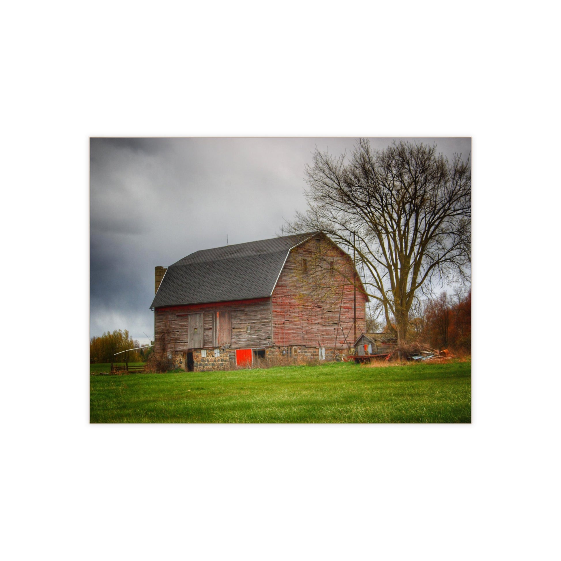 Ashley Drive Fieldstone Red Rustic Farmhouse Decorative Ceramic Tile