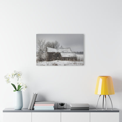U R There Photography Grey Shacks of Mayville Rustic Farmhouse Acrylic Wall Print