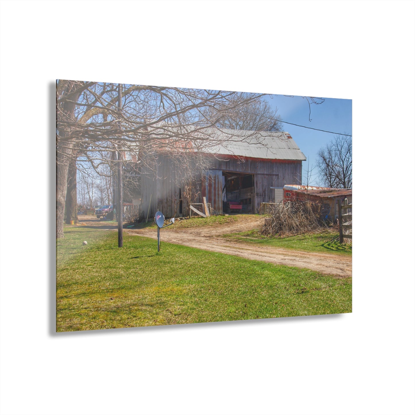 U R There Photography Lee Hill Greys Rustic Farmhouse Acrylic Wall Print