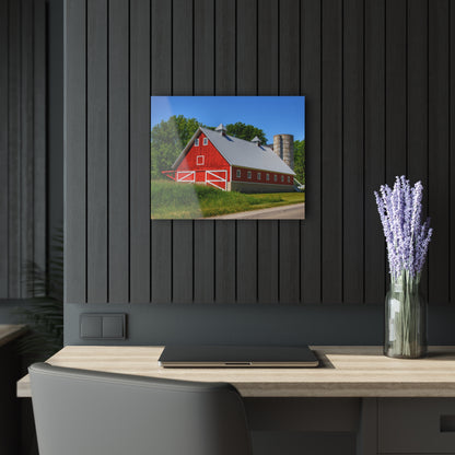 U R There Photography Metamora Red 2020 I Rustic Farmhouse Acrylic Wall Print