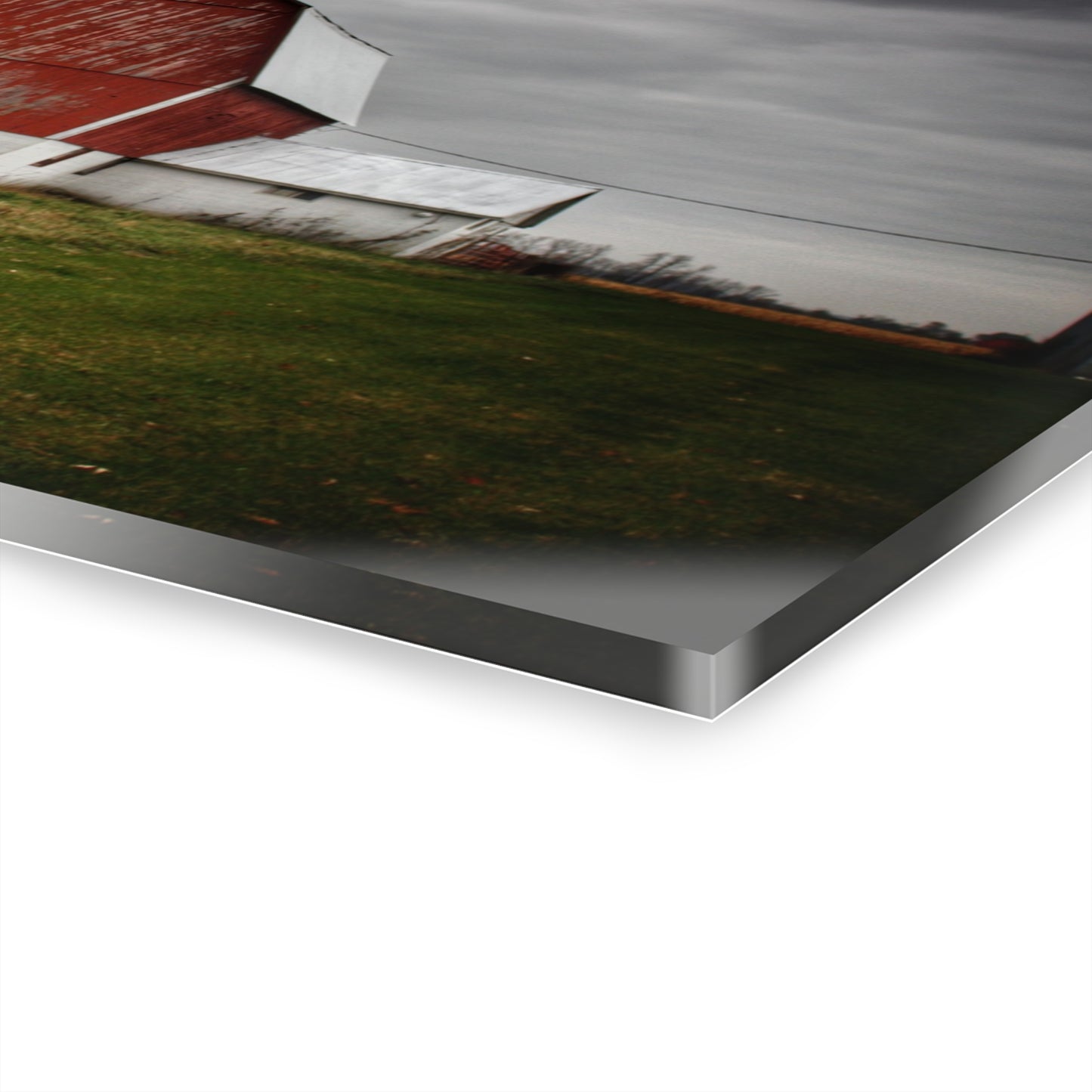 U R There Photography Mills Road Red II Rustic Farmhouse Acrylic Wall Print