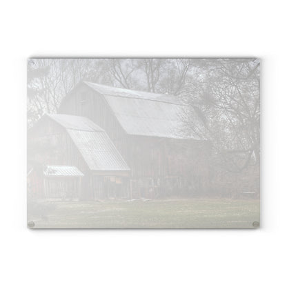 Barn Boutique Rustic Tempered-Glass Cutting Board| Hennessey Road Grey