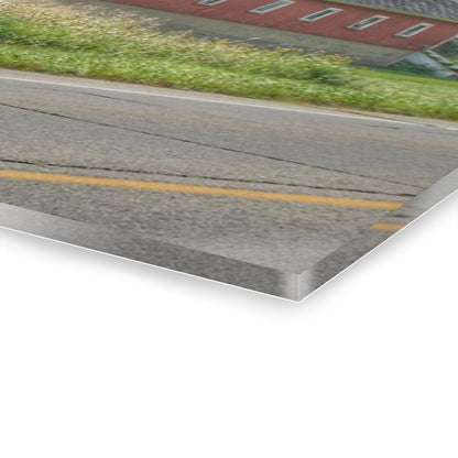 U R There Photography Metamora Red I Rustic Farmhouse Acrylic Wall Print