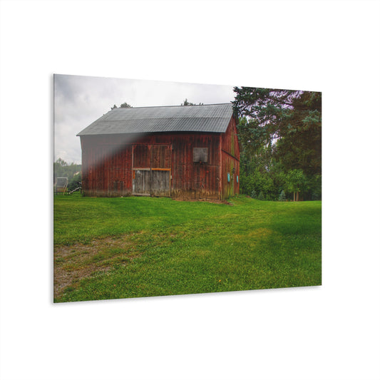 U R There Photography Rusted Red of Summer Rustic Farmhouse Acrylic Wall Print