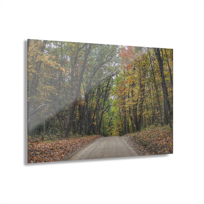 U R There Photography Country Roads in Dryden III Rustic Farmhouse Acrylic Wall Print