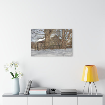 U R There Photography English Road Grey Rustic Farmhouse Acrylic Wall Print