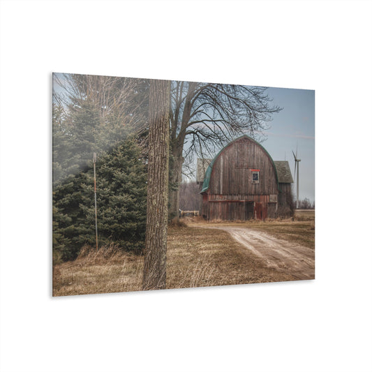 U R There Photography Barn of Deckerville Road Rustic Farmhouse Acrylic Wall Print