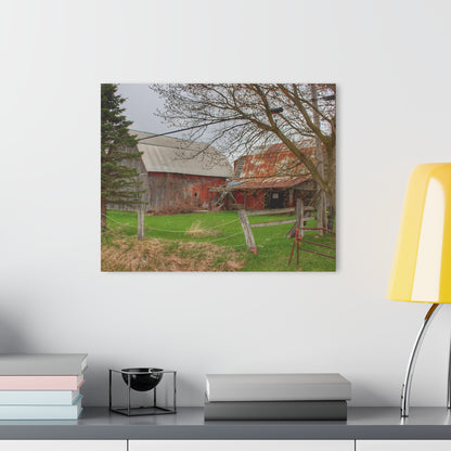 U R There Photography Dodge Road Forgotten Greys Rustic Farmhouse Acrylic Wall Print