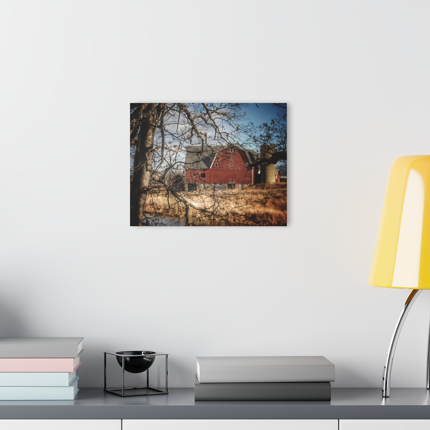 U R There Photography Greenwood Road Hidden Rustic Farmhouse Acrylic Wall Print