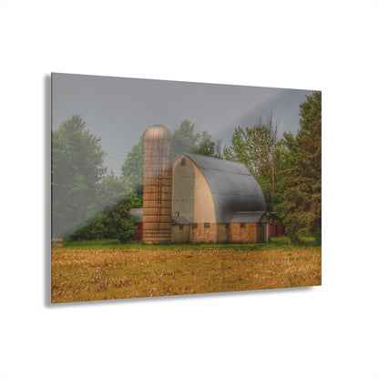 U R There Photography Carpenter Road White II Rustic Farmhouse Acrylic Wall Print