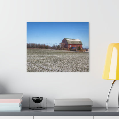 U R There Photography Early Spring Red I Rustic Farmhouse Acrylic Wall Print