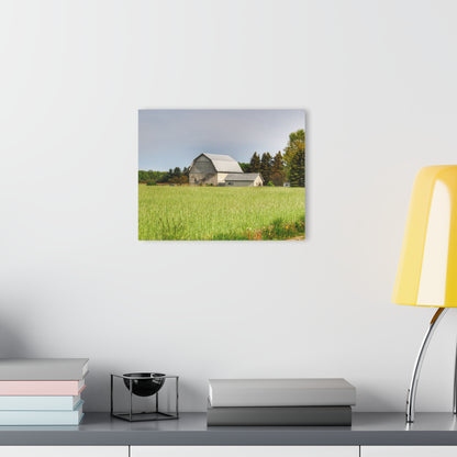 U R There Photography North Graf Road White Rustic Farmhouse Acrylic Wall Print