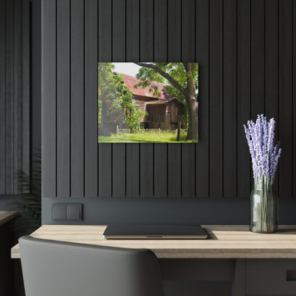 U R There Photography Oxford Rusted Red III Rustic Farmhouse Acrylic Wall Print