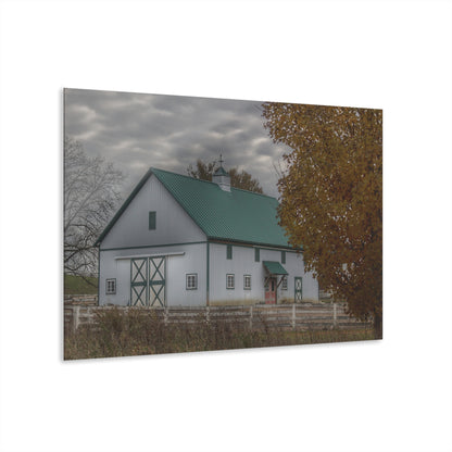 U R There Photography Millville Road White Rustic Farmhouse Acrylic Wall Print