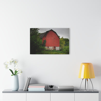 U R There Photography Brown Road Hidden Red I Rustic Farmhouse Acrylic Wall Print