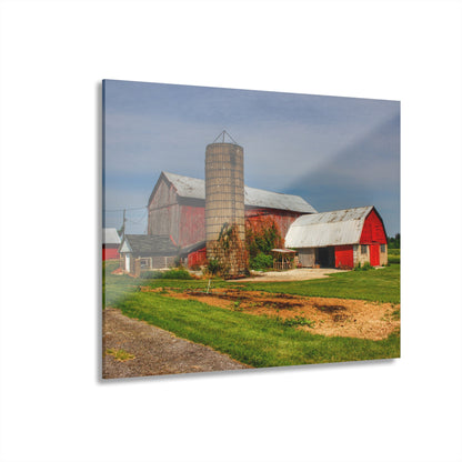 U R There Photography Marlette Red IV Rustic Farmhouse Acrylic Wall Print