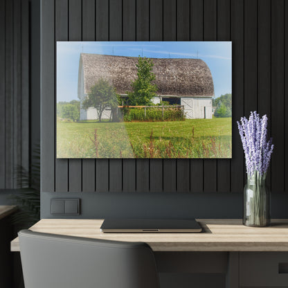 U R There Photography Country White Rustic Farmhouse Acrylic Wall Print