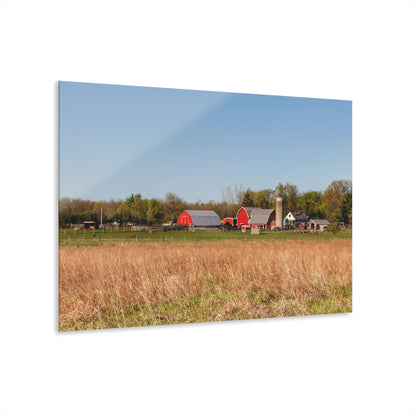 U R There Photography East Millington Road Farm Rustic Farmhouse Acrylic Wall Print