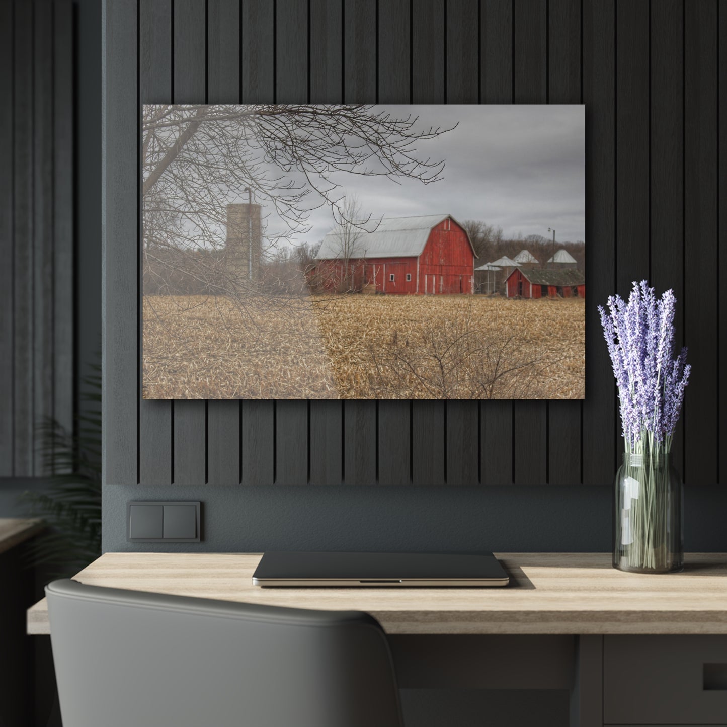 U R There Photography Barnes of Arbela I Rustic Farmhouse Acrylic Wall Print