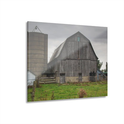 U R There Photography Eddy Road Grey II Rustic Farmhouse Acrylic Wall Print