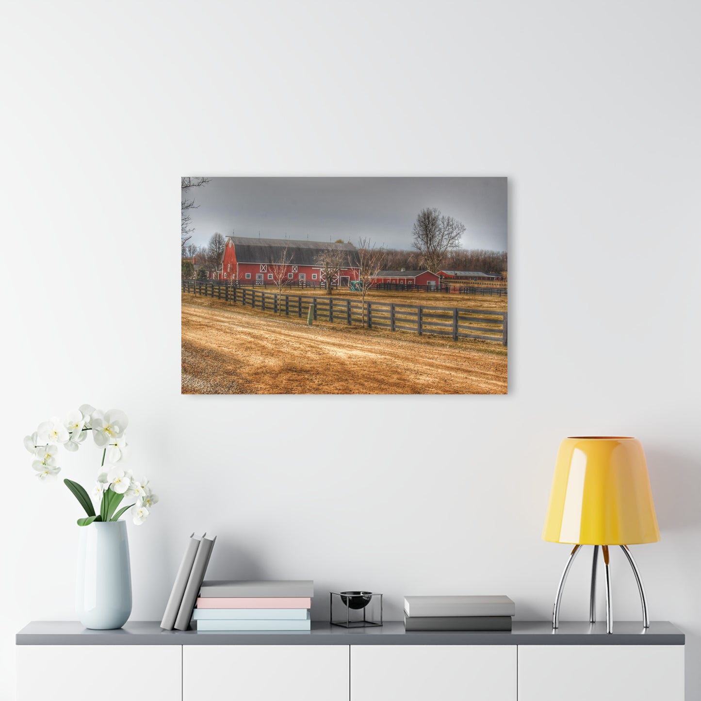U R There Photography Barber Road Farm II Rustic Farmhouse Acrylic Wall Print