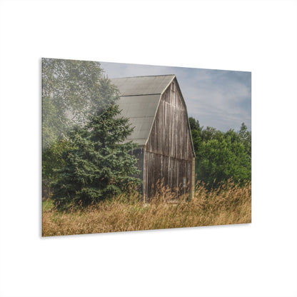 U R There Photography Seymour Lake Road Hidden Grey Rustic Farmhouse Acrylic Wall Print