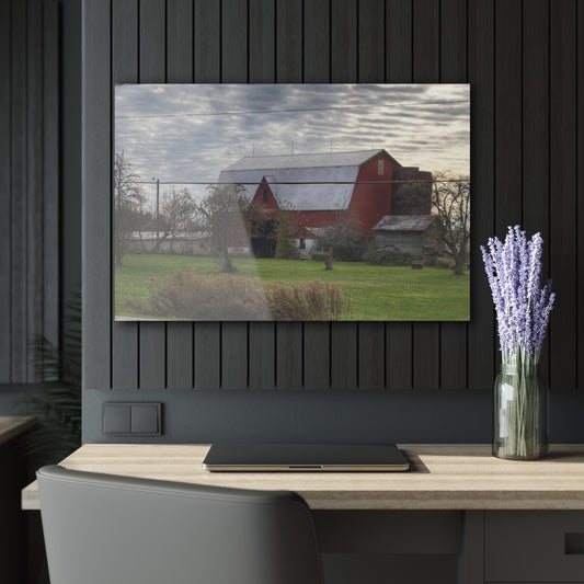 Barn Boutique Modern Farmhouse Acrylic Wall Print| Dodge Road Red