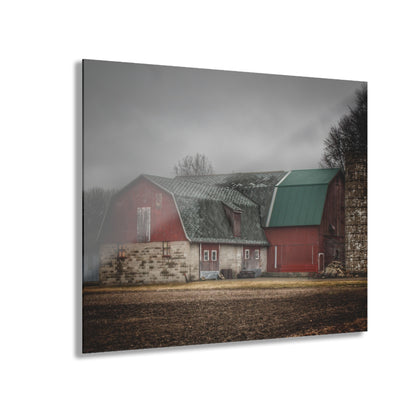 U R There Photography Arbela Reds Rustic Farmhouse Acrylic Wall Print