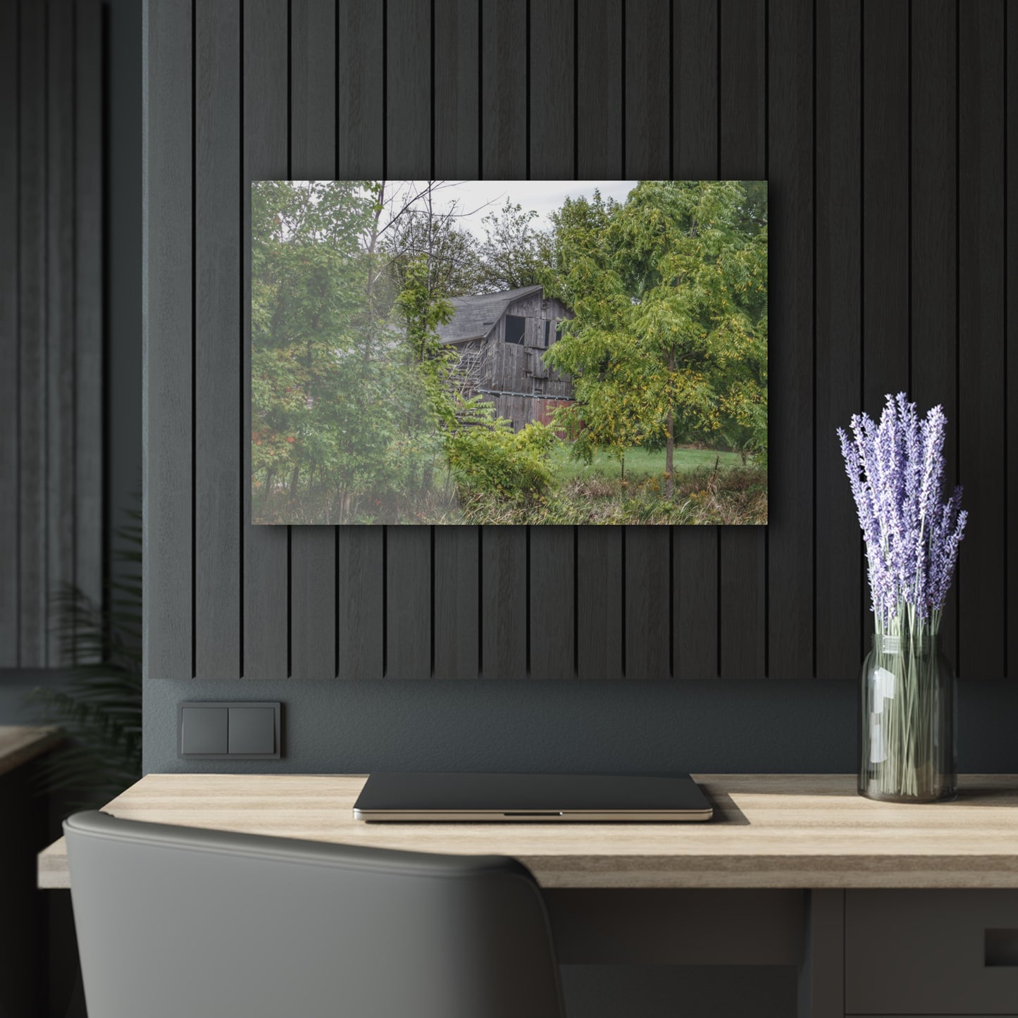 U R There Photography Hayes Road Hidden I Rustic Farmhouse Acrylic Wall Print